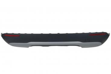 Trailer hitch lower rear bumper trim cover 