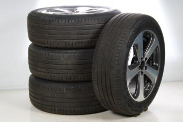 Summer Wheel and Tire Package Alloy 19 Inch with Continental Tires for GLC-Coupe 253, GLC-SUV X253, Original Mercedes-Benz