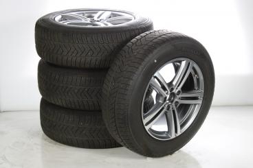 Winter Wheel and Tire Package Alloy 18 Inch with Pirelli Tires for GLC-SUV X253, GLC-Coupe 253, Original Mercedes-Benz