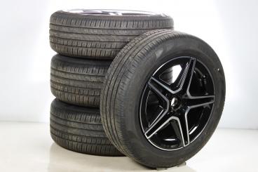 Summer Wheel and Tire Package Alloy 19 Inch with Pirelli Tires for GLC-Coupe 253, GLC-SUV X253, Original Mercedes-AMG
