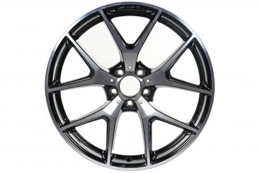 Aluminum rim, AMG cross-spoke wheel