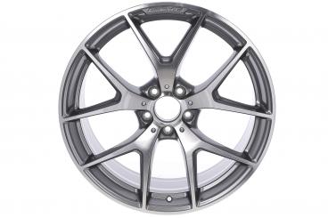 Aluminum rim, AMG cross-spoke wheel