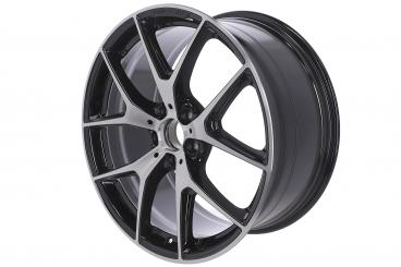 Aluminum rim, AMG cross-spoke wheel