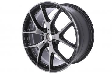 Aluminum rim, AMG cross-spoke wheel