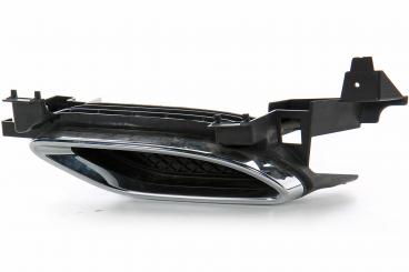 Right tailpipe trim chrome bumper cover 