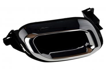 Right rear chrome bumper cover 