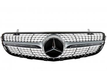 Radiator grille with Mercedes star 