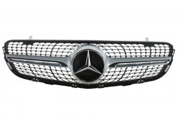 Radiator grille with Mercedes star 