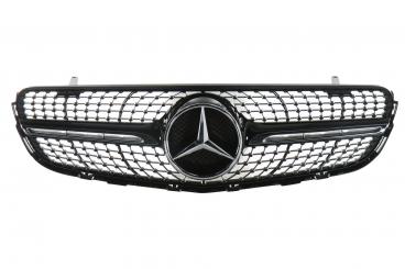 Radiator grille with Mercedes star 