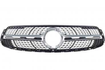 Iridium silver matt radiator grille SRV 