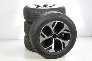 Alloy rims and tires set  CONTI/EcoContact6Q 5 - spoke wheel 