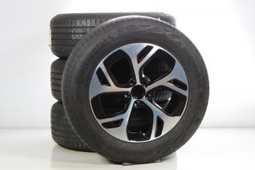 Alloy rims and tires set  CONTI/EcoContact6Q 5 - spoke wheel 
