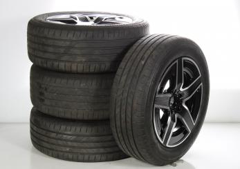 Alloy rims and tires set BRIDGE/TuranzaT005 AMG 5 - front wh 