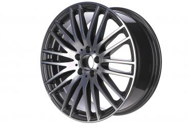 Aluminum rim multi-spoke wheel 