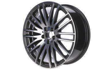 Aluminum rim multi-spoke wheel 