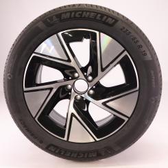 Wheel and tire assembly Alu MICHELIN/e.Haftcy 5 - hole wheel 