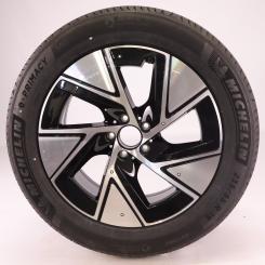 Wheel and tire assembly Alu MICHELIN/e.Haftcy 5 - hole wheel 