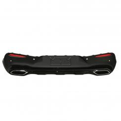 Lower rear bumper paneling