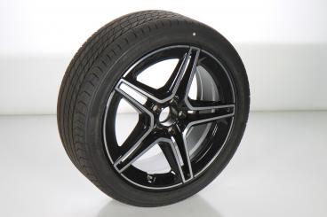 Wheel and tire assembly aluminum MICHELIN/PilotAlpin5 AMG 5 