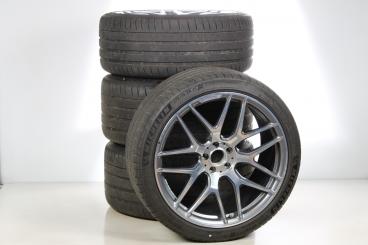 Alloy rims and tires set MICHELIN/PilotSport4S AMG forged wh 