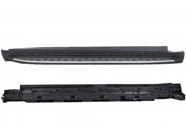 Aluminum look right running board 