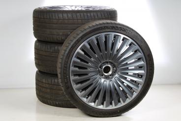 Summer Wheel and Tire Package Alloy 22 Inch with Michelin Tires for EQE SUV 294, Original Mercedes-AMG