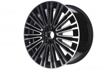 Aluminum rim multi-spoke wheel, Aero 