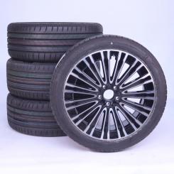 Alloy rims and tires set BRIDGE/TuranzaT005 multi-spoke whee 