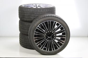 Alloy rims and tires set  PIR/PZero multi-spoke wheel, Aero 