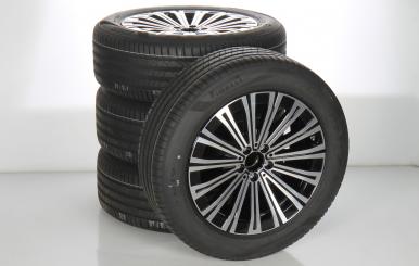 Summer Wheel and Tire Package Alloy 19 inch with Pirelli Tires for EQS 297, Original Mercedes-Benz 