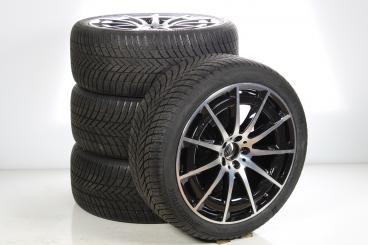 Alloy rims and tires set BRIDGE/BLIZZAKLM005 AMG multi-spoke 