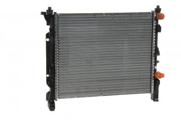 Engine coolant cooler with air conditioning 