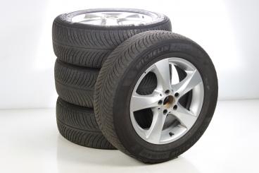 Alloy rims and tires set MICHELIN/PilotAlpin5 5 - wheel driv 