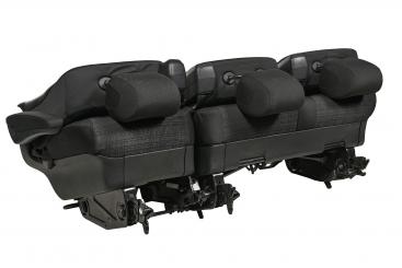 Three-seater bench rear 