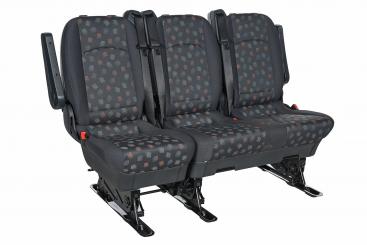 Three-seater bench rear comfort/1. seat row 