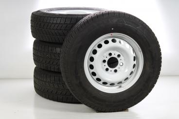 Winter Wheel and Tire Package Steel 16 Inch with Continental Tires for Sprinter VS30 Hinterradantrieb 907, Original Mercedes-Benz