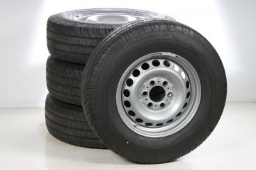 Summer Wheel and Tire Package Steel 16 inch with Continental Tires for Sprinter VS30 Hinterradantrieb 907, Original Mercedes-Benz