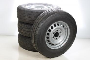 Summer Wheel and Tire Package Steel 16 inch with Continental Tires for Sprinter VS30 Hinterradantrieb 907, Original Mercedes-Benz