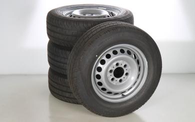 Steel rims and tires set CONTI/ContiVanContact200 steel rim 