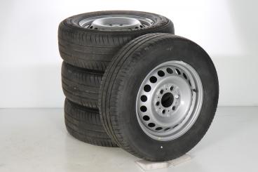 Steel rims and tires set MICHELIN/AGILIS steel rim 