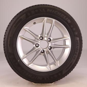 Wheel and tire assembly Alu MICHELIN/Alpin5 5 - double-spoke 