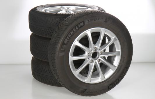 Winter Wheel and Tire Package Alloy 17 Inch with Michelin Tires for GLA-Class H247, GLB-Class X247, Original Mercedes-Benz