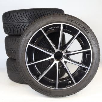 Winter Wheel and Tire Package Alloy 18 Inch with Michelin Tires for A-Class 177, Original Mercedes-AMG