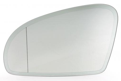 left Dimming outside mirror glass, arched