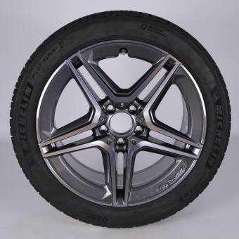 Winter Wheel Package Alloy 18 Inch with Michelin Tires for C-Class 205, Original Mercedes-AMG