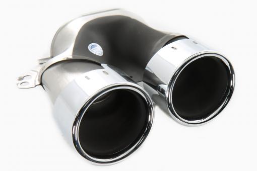Left tailpipe trim panel