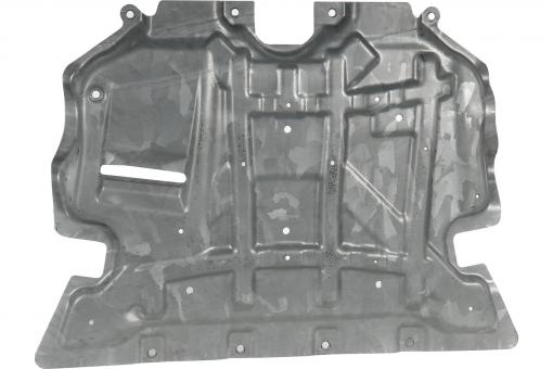 Center underride guard lower soundproofing engine cover
