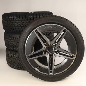 Winter Wheel and Tire Package Alloy 18 Inch with Pirelli Tires for C-Class 206, Original Mercedes-Benz