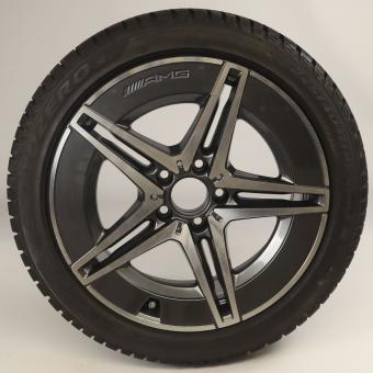 Winter Wheel and Tire Package Alloy 18 Inch with Pirelli Tires for C-Class 206, Original Mercedes-Benz