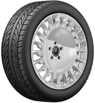 Aluminum rim multi-spoke wheel 